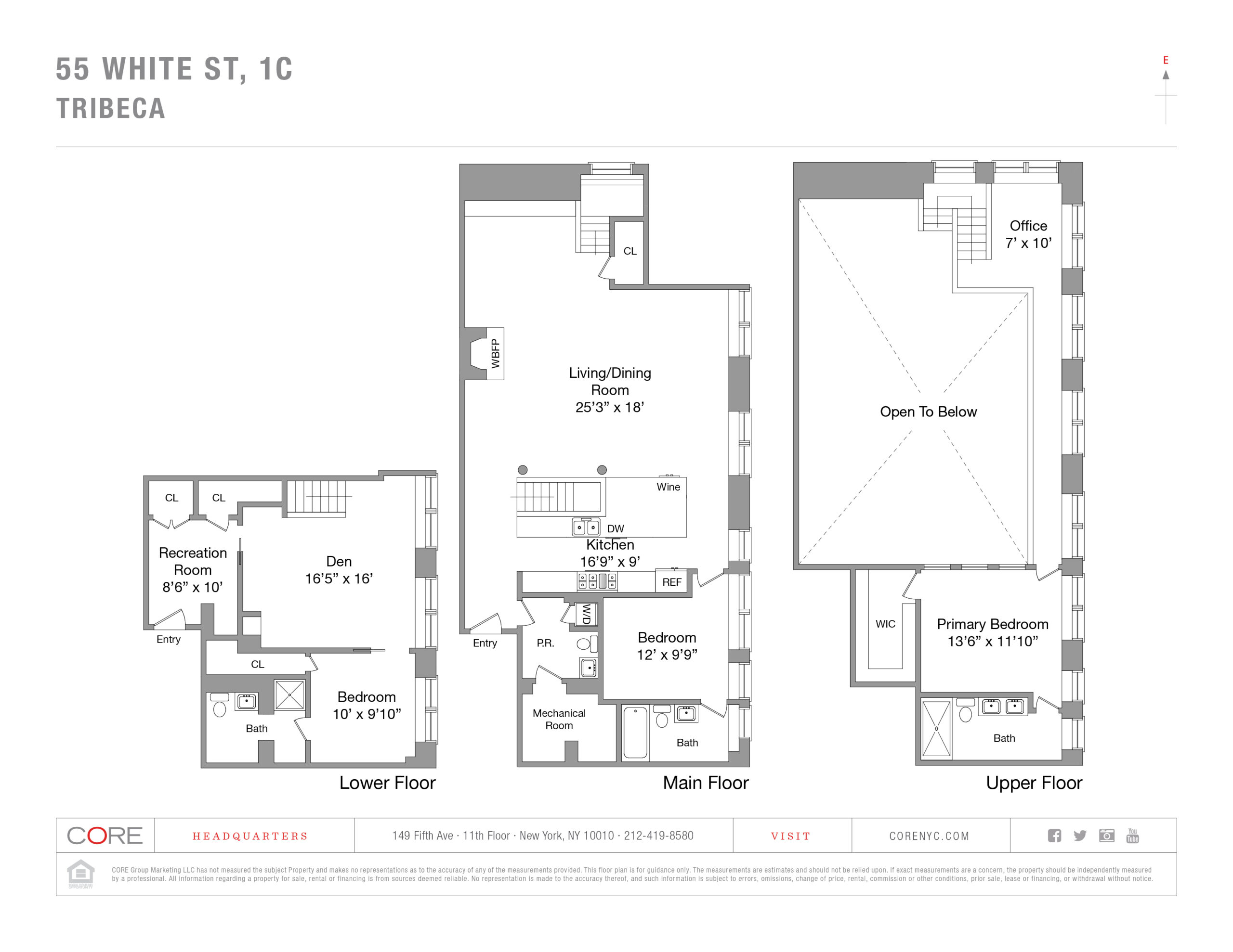 55 White St. 1C, New York, NY 10013 CORE Real Estate