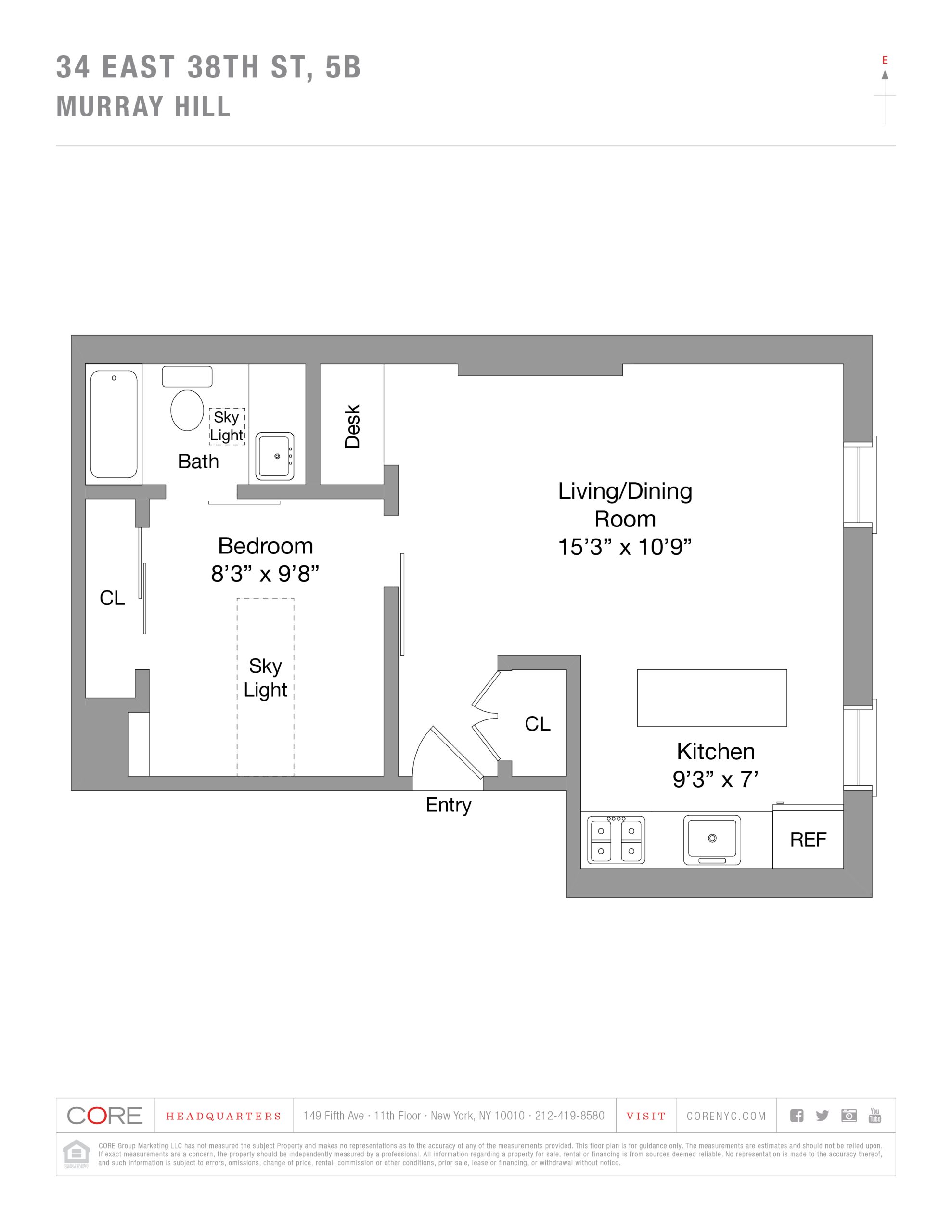 34 East 38th St. 5B, New York, NY 10016